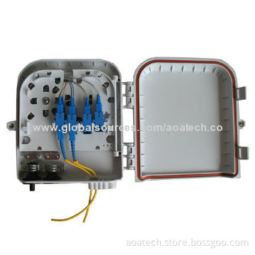 Splitter Distribution Box, Fix with 1 x 8 PLC Splitter and AdaptersNew
